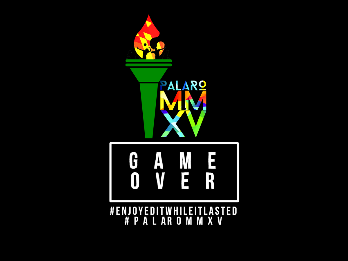 zeuskolorrd's tweet photo. GAME OVER. #PALAROMMXV #SEN1OR5 #EnjoyedItWhileItLasted http://t.co/Ha2sMKJS5f