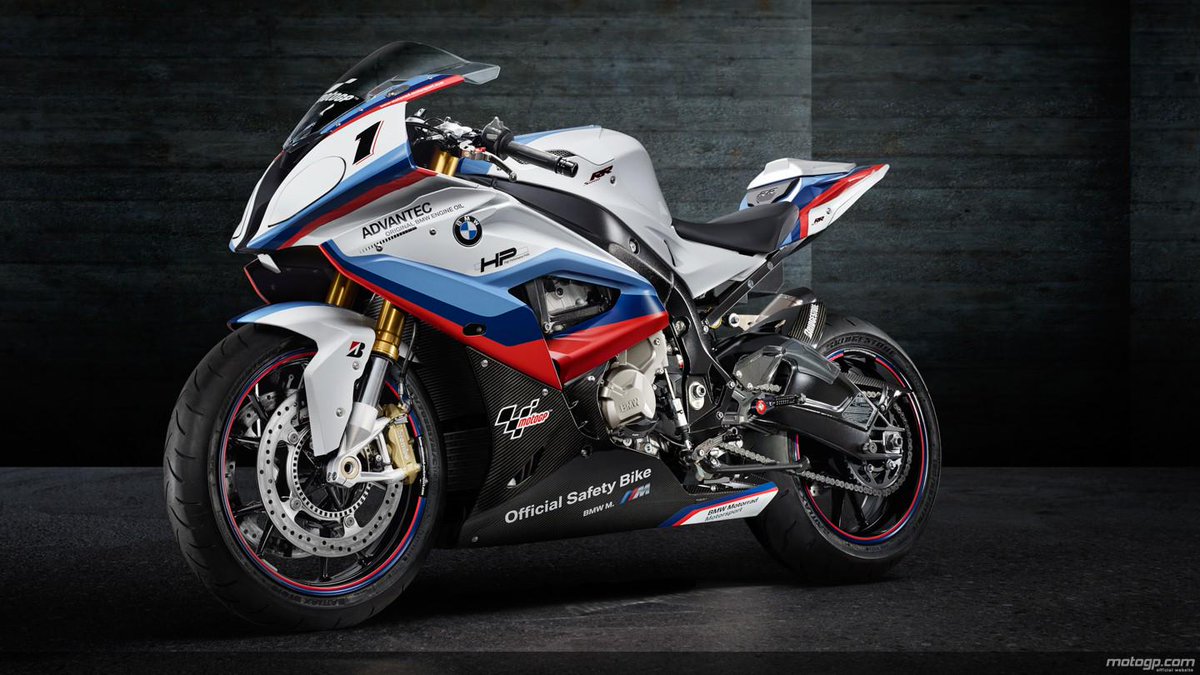 MotoGP's tweet photo. Two BMW S 1000 RRs will be in action as Safety Bikes this year in the #MotoGP World Championship. http://t.co/w6SjPkLatc
