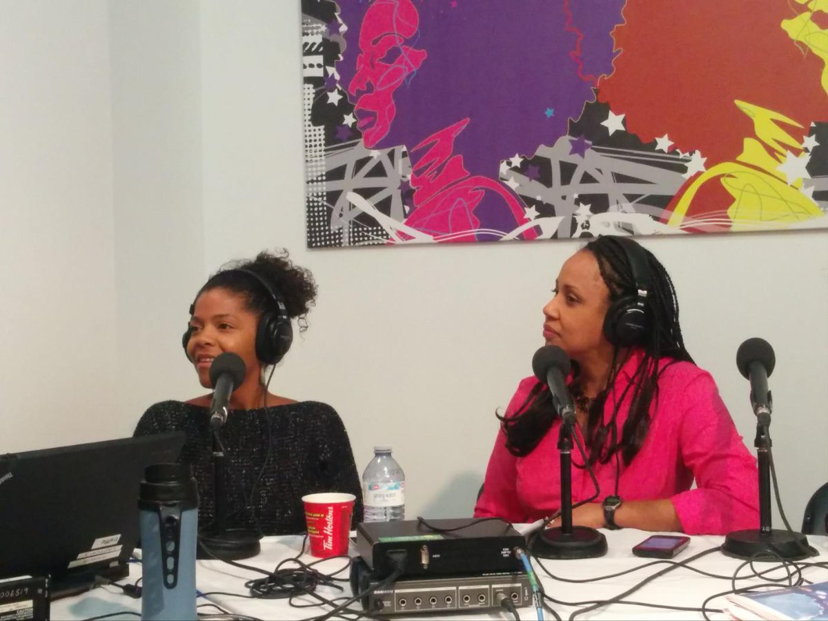 Earlier on the show around 5:40 talking bout inhairitance mission to empower curls and 'fros