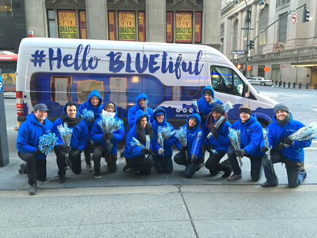 BartenuraBlue's tweet photo. 12 degrees out, no problem, we're better when we're chilled! #brrr #helloBLUEtiful http://t.co/xTJVRgLxtC