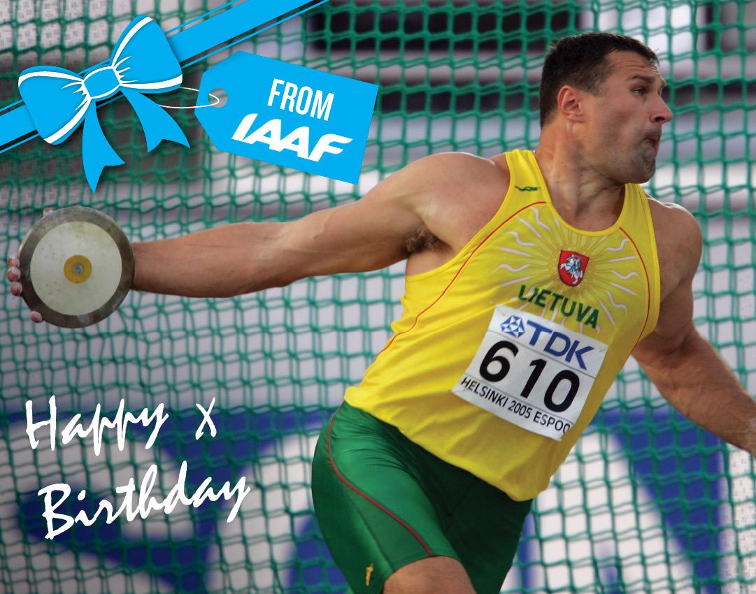 Happy birthday to two-time world and double Olympic discus champion Virgilijus Alekna! 