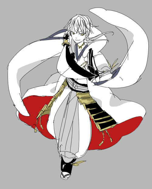 鶴丸国永(刀剣乱舞) 「らくがき鶴丸」|cosmosのイラスト