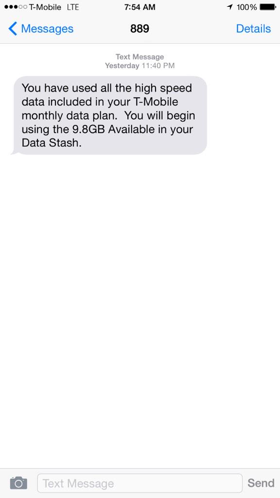 unknownuser1279's tweet image. I used all my data. I'm grateful for my @TMobile #DataStash!! Thanks so much #tmobile!! #uncarrier