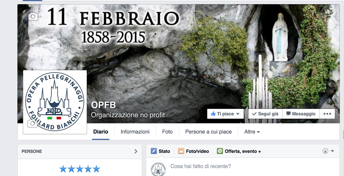 OperaPellFB's tweet photo. Seguiteci anche su @facebook 
https://t.co/iGmLel0CTL
#OPFB #Facebook #like #lourdes #likeforlike #followus #mipiace http://t.co/AAoRELpbNp
