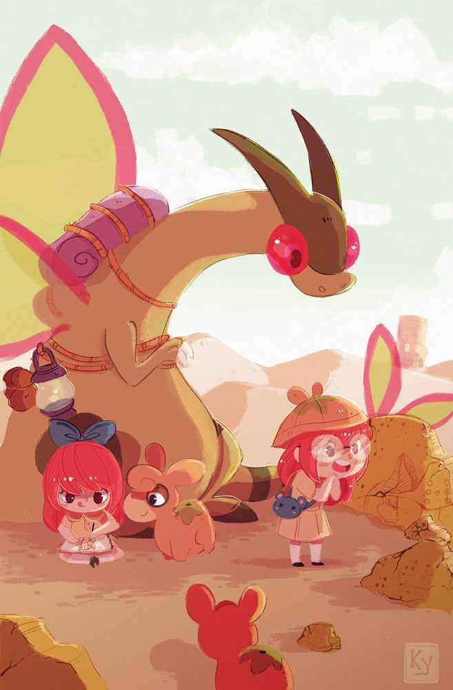 DragonOfTheSand's tweet image. "There be tiny explorers..."