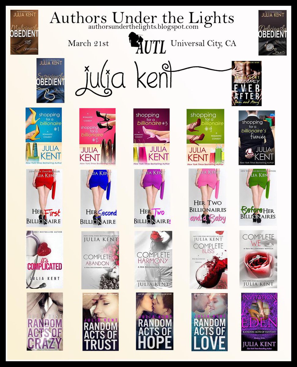 AUTL2015's tweet photo. Come meet .@jkentauthor ​ at #AUTL2015
Tickets: http://t.co/Lrey0aeN5n http://t.co/6No6rTiTNB