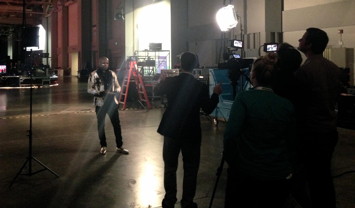 Stay tuned for an exclusive backstage interview with @alexboye1. #rootstech