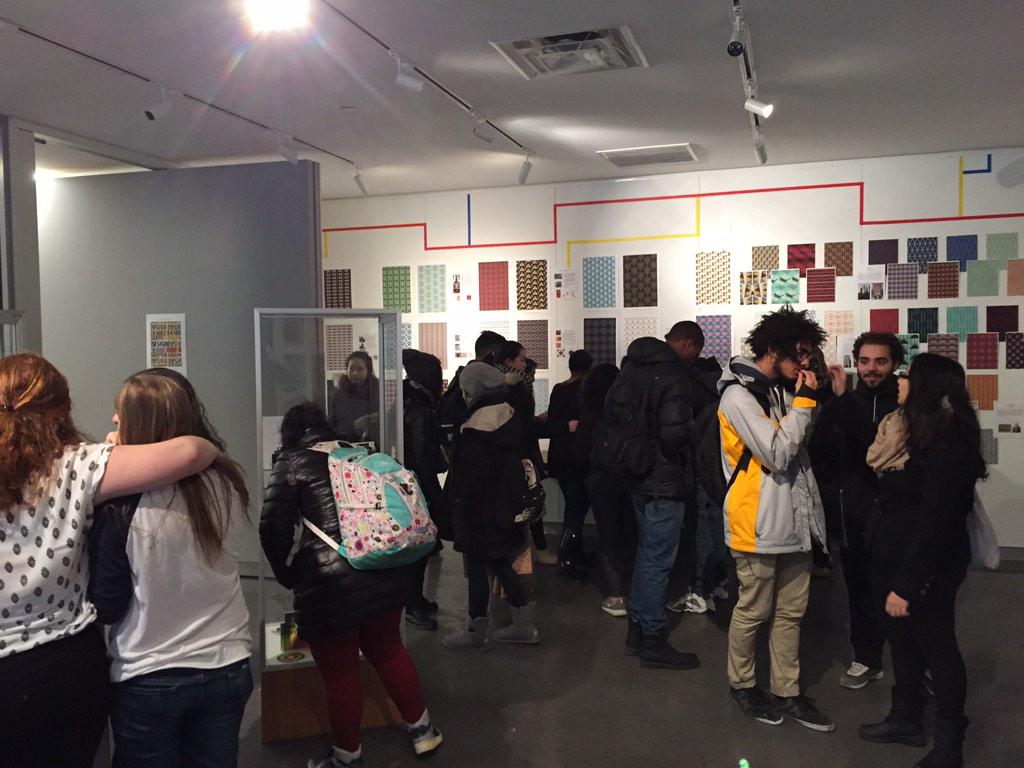 Thanks to everyone who attended the graphic design show. Exhibit open until March 6