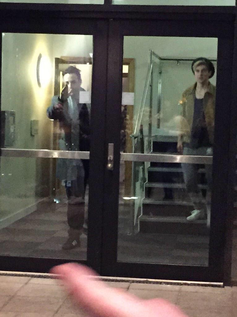 OTYArg's tweet photo. "@OTYWorldUpdates: Mikey and Parisa last night. (via @taylorgirvin_ and @boooitsbecky) http://t.co/rGpzKY5Boo"