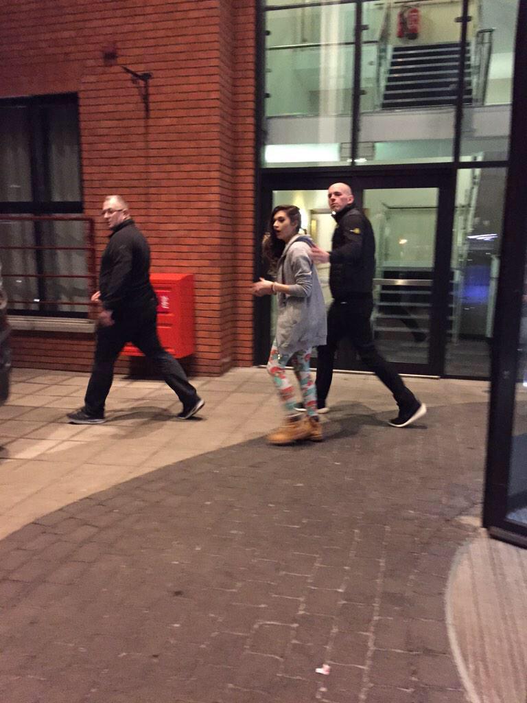 OTYArg's tweet photo. "@OTYWorldUpdates: Mikey and Parisa last night. (via @taylorgirvin_ and @boooitsbecky) http://t.co/rGpzKY5Boo"