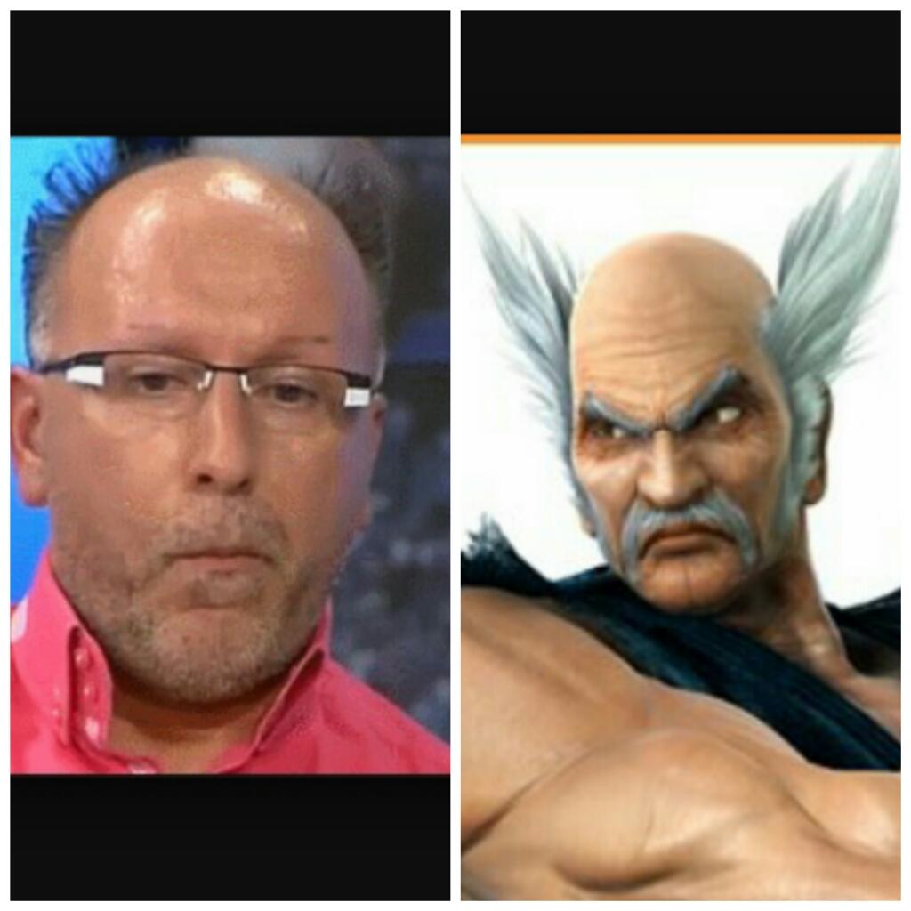 Tobias Leon on Twitter: "François Gallardo, gran parecido razonable a  Heihachi Mishima. #zapeando307 jajaja http://t.co/qibHOwGMbt" / Twitter