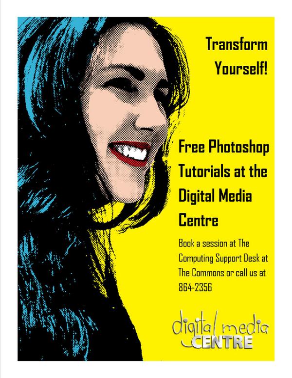 mun_thecommons's tweet photo. Become a #Photoshopguru. Book an appointment with one of our DMC tutors!  http://t.co/F3kFvromxQ http://t.co/DmzwneMnq1
