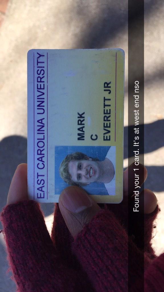 shots_by_JUICE's tweet photo. Found a 1card. It's at west end Nso. @ECUProfessor @ECU_Overheard @TheECUSophomore http://t.co/E2o3TxMtqp