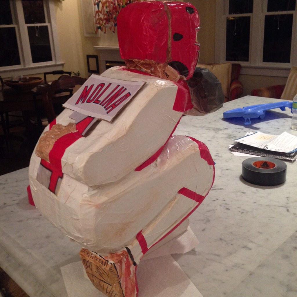 Got these pictures of a Valentine's Day card box from #STLCards fan Morry Cole. Now that's how you #LoveTheCards!