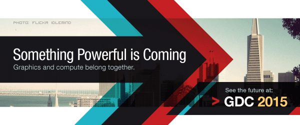 thekhronosgroup's tweet photo. GDC 2015: Something powerful is coming

https://t.co/4ZA39agTVe http://t.co/rkRDL55NHE
