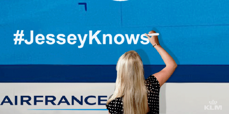 Why do KLM aircraft have names? And who thinks them up? klmf.ly/171ZlFG #JesseyKnows
