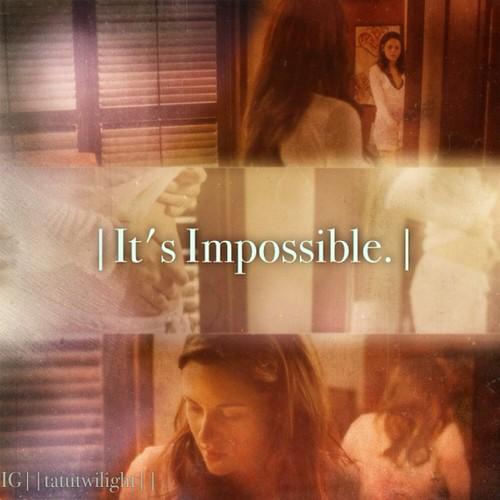 I'm...I'm late. My period's late. - Bella