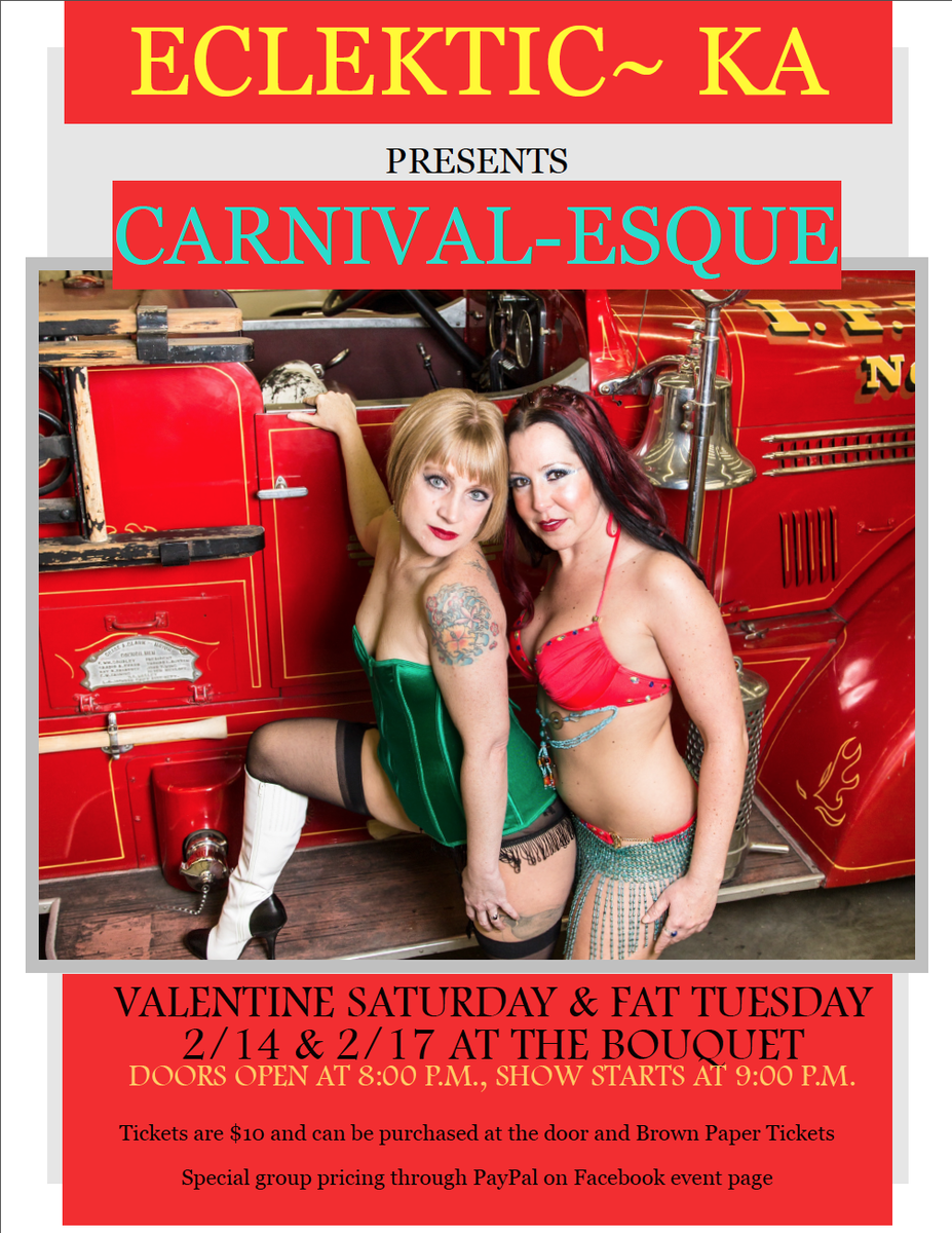 ECLEKTICKA's tweet photo. Come enjoy yourself, sit back relax, have some drinks, walk the runway in the costume contest!https://t.co/HQhfsqxZk6 http://t.co/U2GcTvTuf6