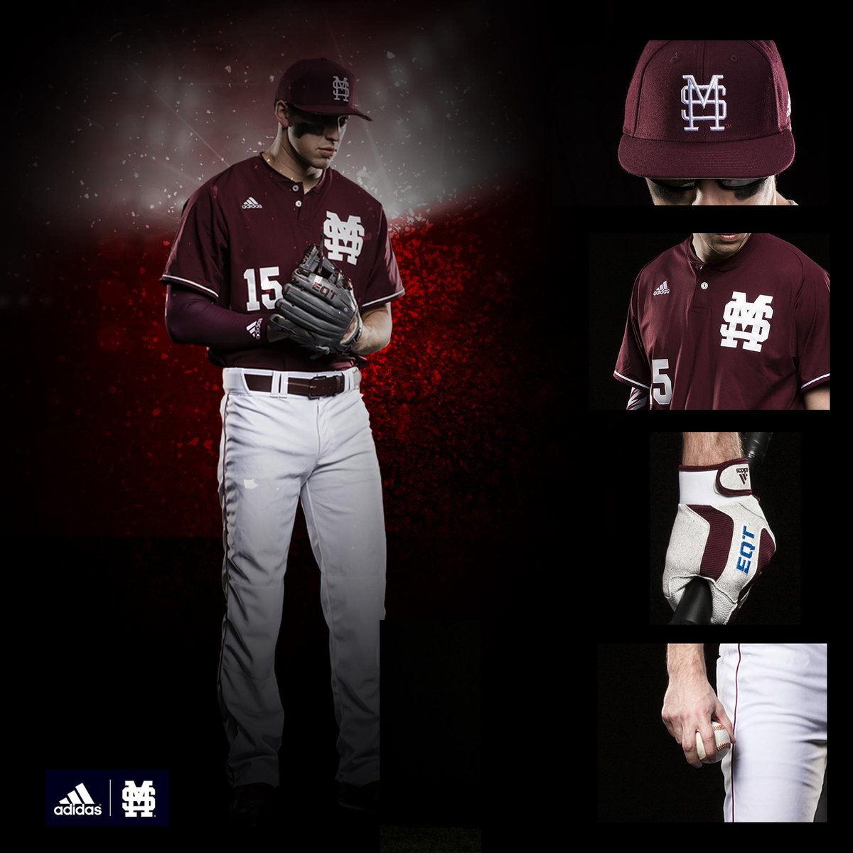 mississippi state pinstripe baseball jersey