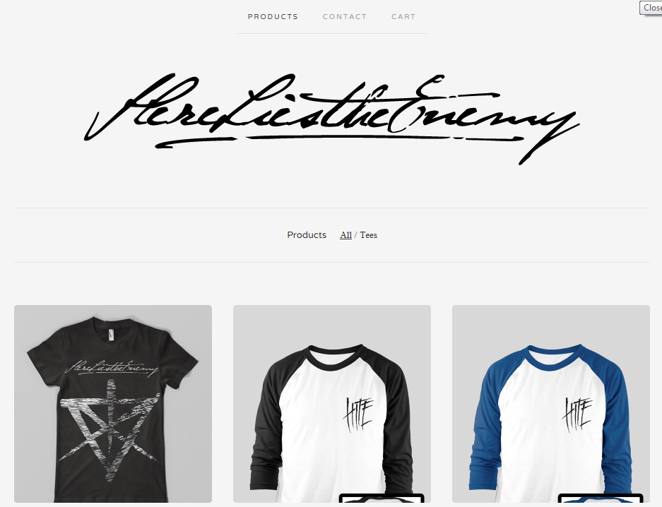 Sign up to our mailing list to get 10% off all tees for a limited time only.  eepurl.com/bdUlp1