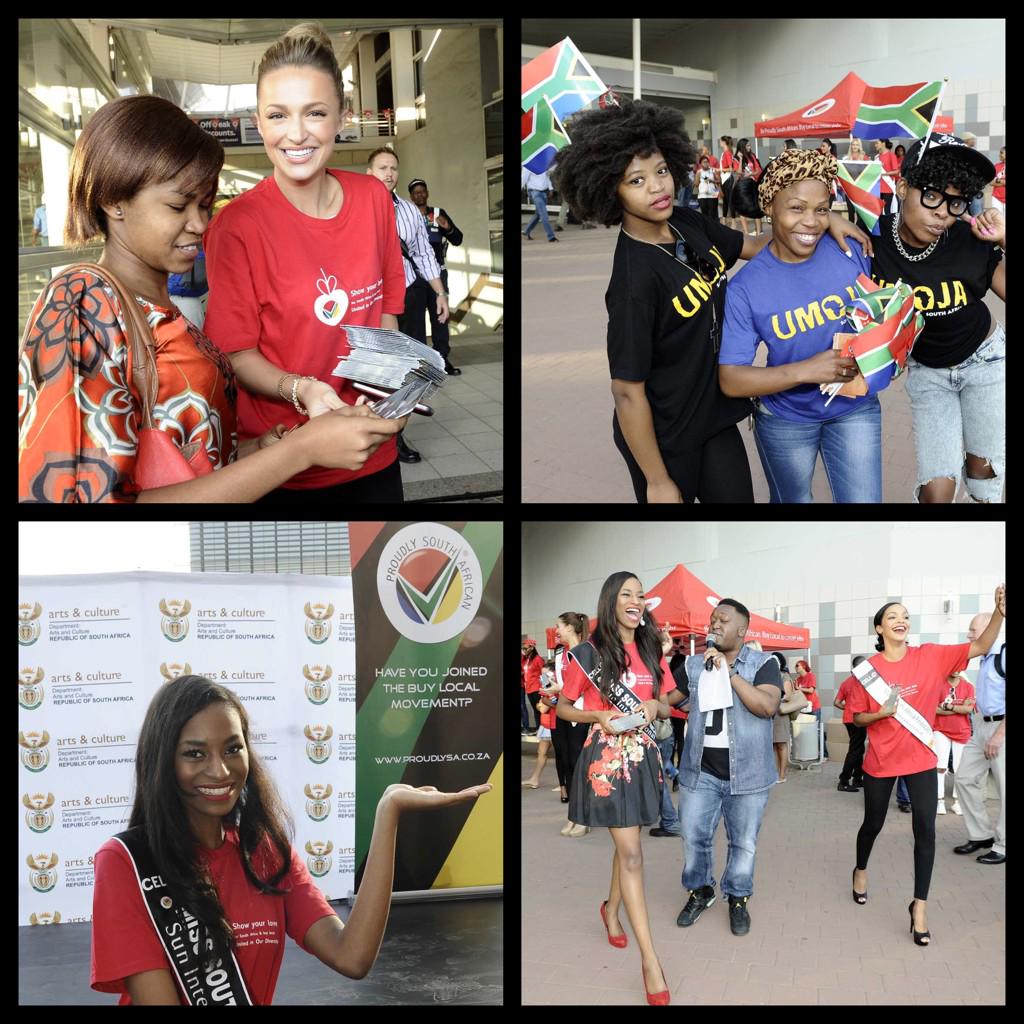 eBhubesini's tweet photo. "@ProudlySA: 1/2 Photo highlights of our annual "Show Your Love for SA"campaign - Pics by Mariola Biela http://t.co/zRbHstr8bS"@PhatDg0