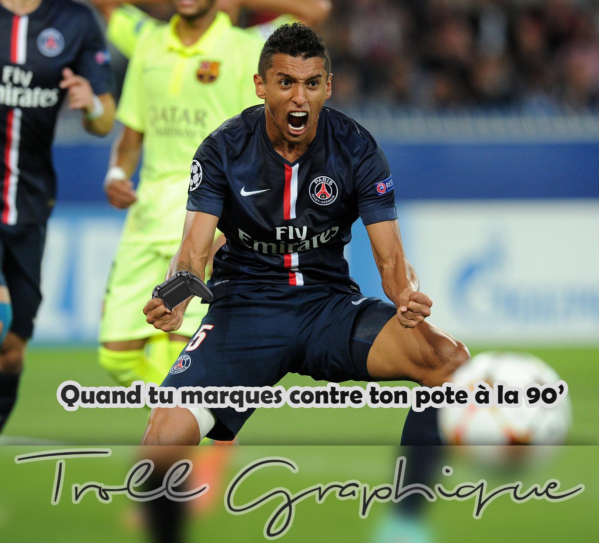 TrollGraphique's tweet image. Quand tu marques contre ton pote à la 90'
@m_aoas  #FIFA15 #TrollGraphique #ragepasmongars