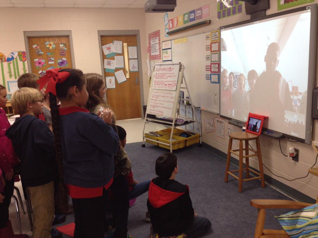 library_pizzazz's tweet photo. Ledbetter &amp; Hoagland's classes perform "It's Raining Chocolate." #CCSDvirtualvalentine @ChPinckney @CCSDEdTech http://t.co/bZ9Qc8kNma