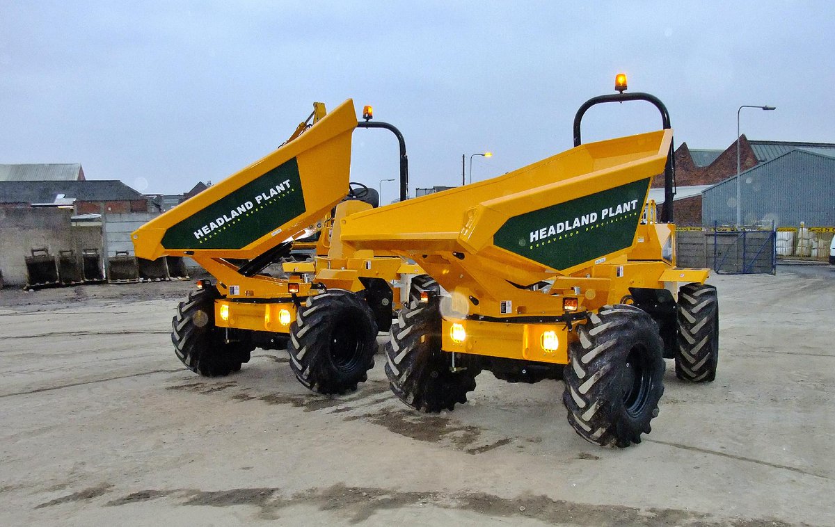 6 tonne - road spec - swivel skip dumpers