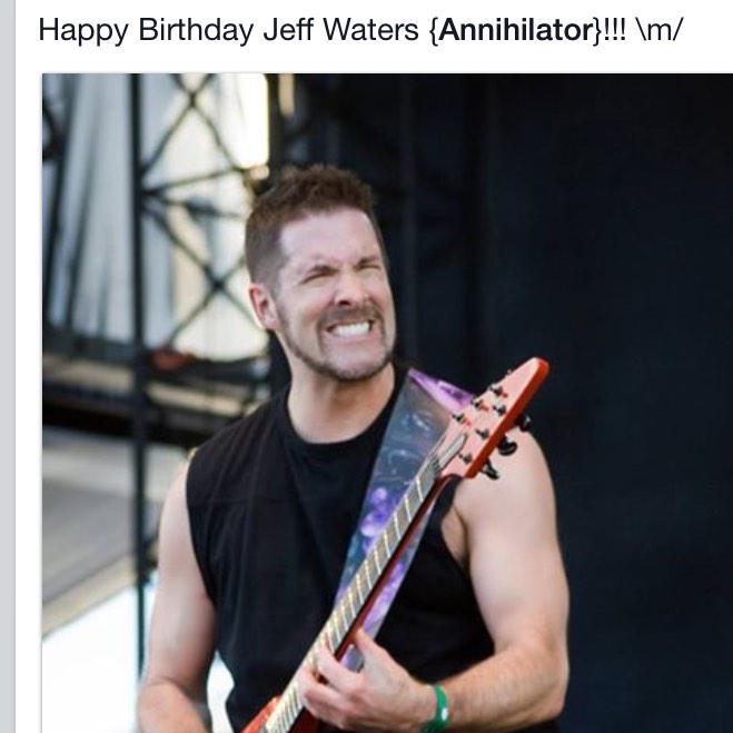 Happy Birthday Jeff Waters 