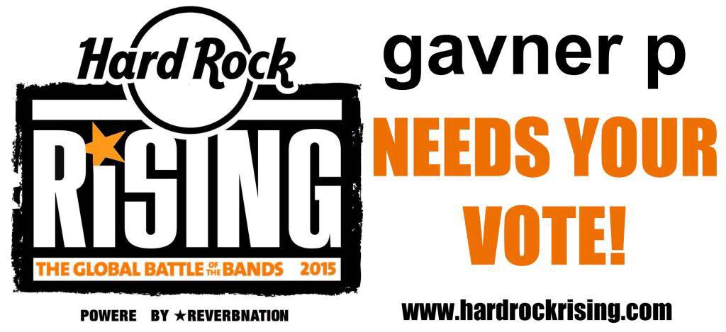 Eezy_Music's tweet photo. @GavnerP needs YOUR help!

We have until Monday to vote for him in the #HardRockRising Comp! 
http://t.co/69DE5Jo1ZZ http://t.co/ZC1lHIB6Ke