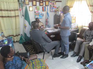 FRSCBayelsa's tweet photo. COURTESY VISIT TO THE S/C VINCENT MT JACK (CC) BY THE VIGILANTE GROUP OF NIGERIA, BAYELSA STATE CHAPTER ON 12.2.15. http://t.co/VO0ZUu0Nej