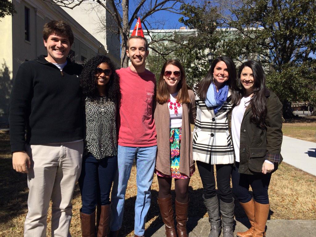 UofSC_ONSO's tweet photo. Congrats to Alex Thomas, our practicum student, for finishing his comprehensive exam today! He made it! #HESA15 http://t.co/Nin2Fj4vdG