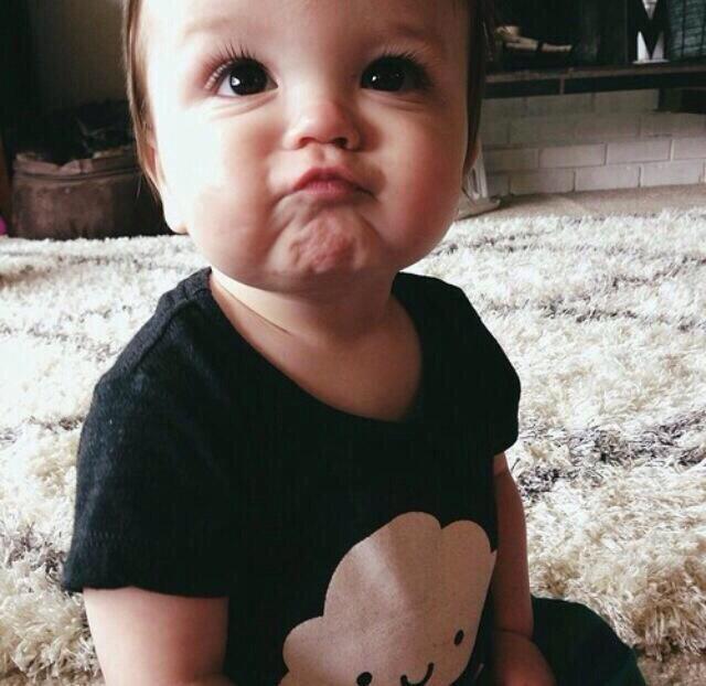 If this is her angry face, I wouldn’t find out if she was angry at me because she’s too cute!!! 😻💕