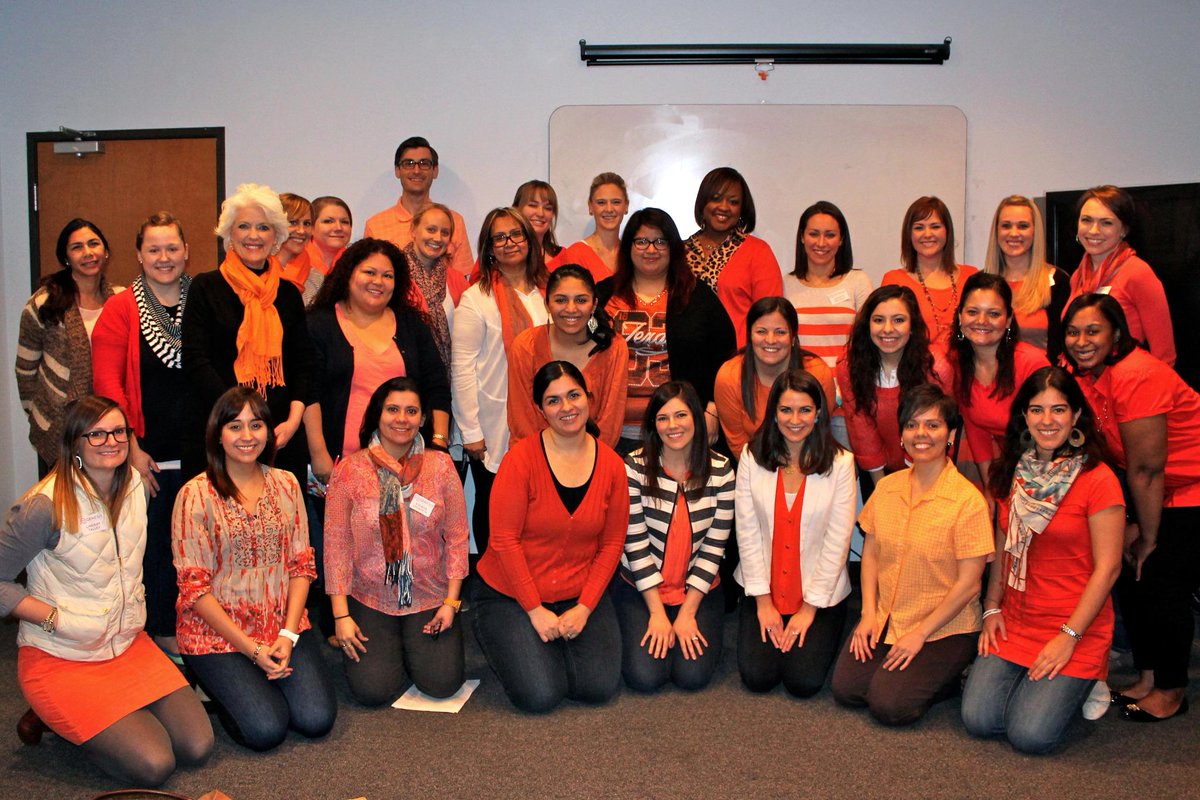 GenesisShelter's tweet photo. Genesis staff is wearing orange today for #TeenDVAM 1 in 3 teens is a victim of abuse #Orange4Love #RespectWeek2015 http://t.co/S6mWHGq7YP
