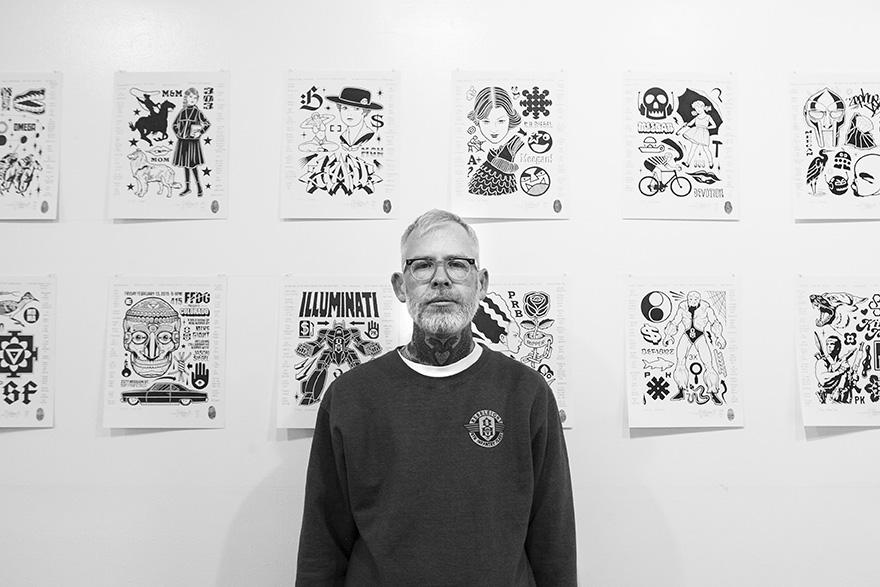 Check out a preview of Mike Giant's intimate art and collaborative photo show. <a href="/FFDG/">FFDG</a> // bit.ly/17tS2rm