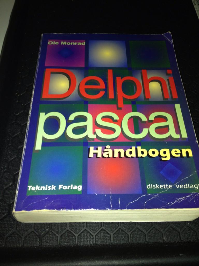 JensFudge's tweet image. Another Danish Delphi book.
#DelphiWeek