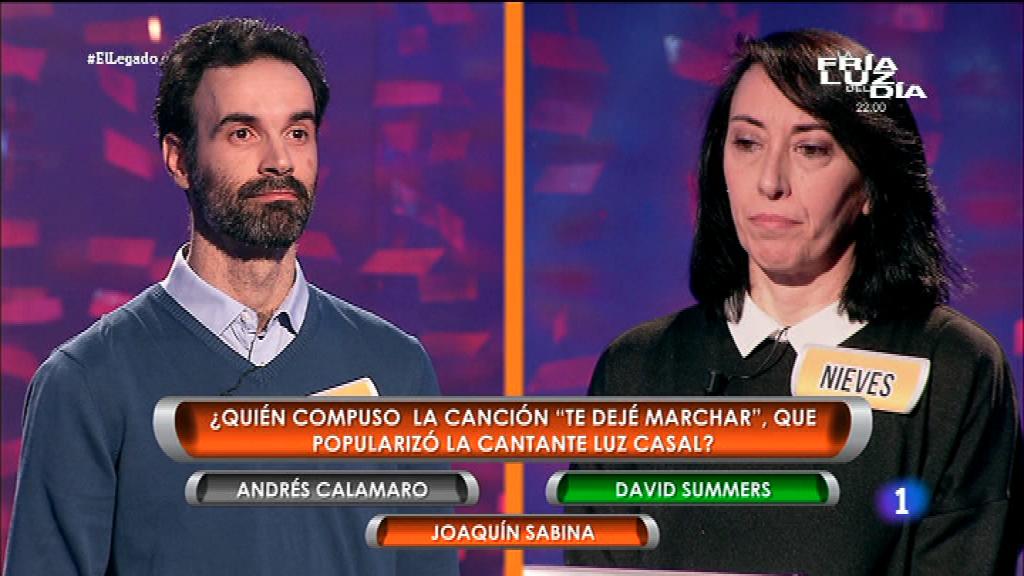 ElLegado_TVE's tweet photo. ¡Nieves reta a Sergio y se queda con su legado! Sergio es el siguiente eliminado #ElLegado http://t.co/Vc9QGlhMRb