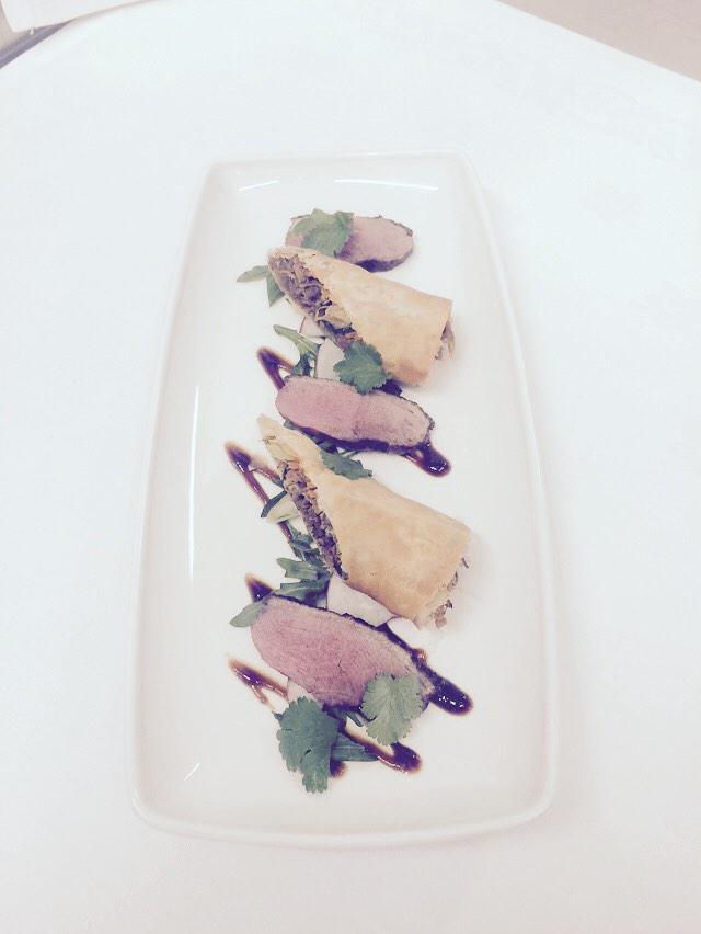 #getting ready #hoisin duck#duck spring roll