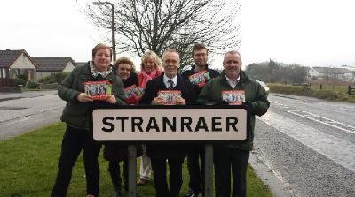RussellBrown51's tweet photo. Slightly soggy in Stranraer today but spirits were high after speaking with lots of @scottishlabour supporters! http://t.co/9UxwYWbZBV