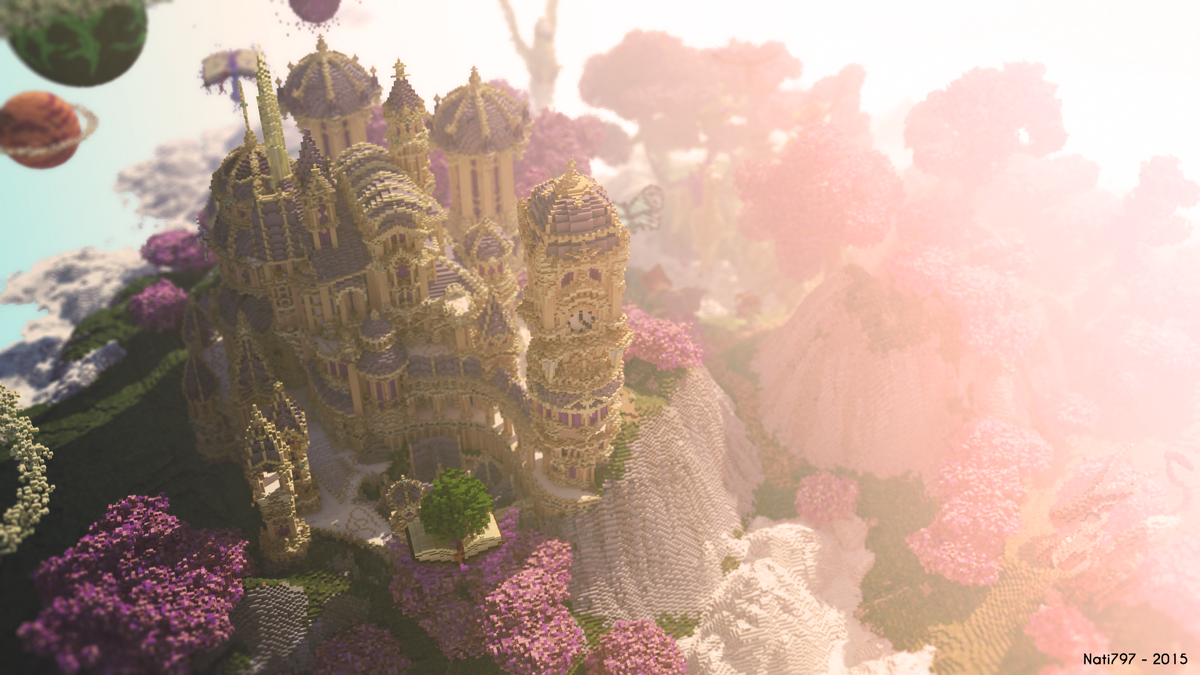Nati797's tweet photo. Daily Render #21: Render of A Lunar Dream built by @MysticAbsents. A dreamy map I love! Keep up the good work guys! http://t.co/nNWo6HFvXB