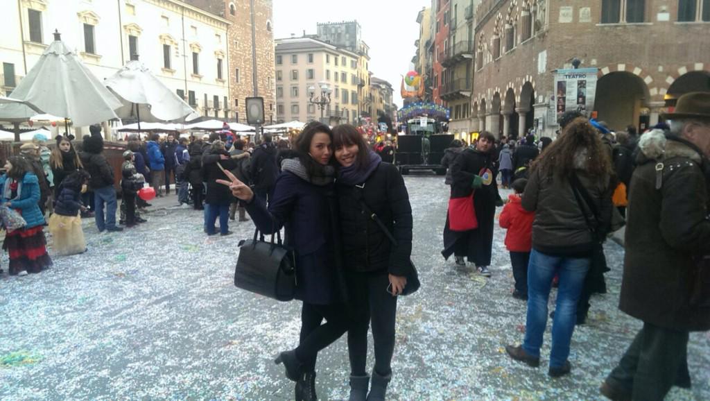 ArianneRiham's tweet photo. With my best friend selenia!! Love you!
#CarnevaleVerona #goodtime http://t.co/rhYjAKGJnd