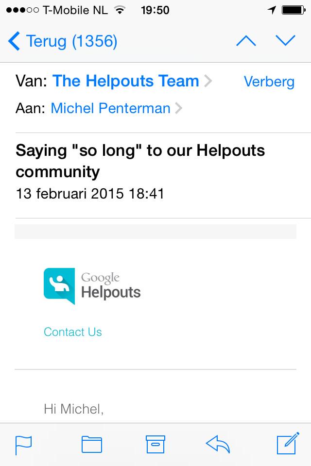 MichelPenterman's tweet image. Google stopt met #Helpouts