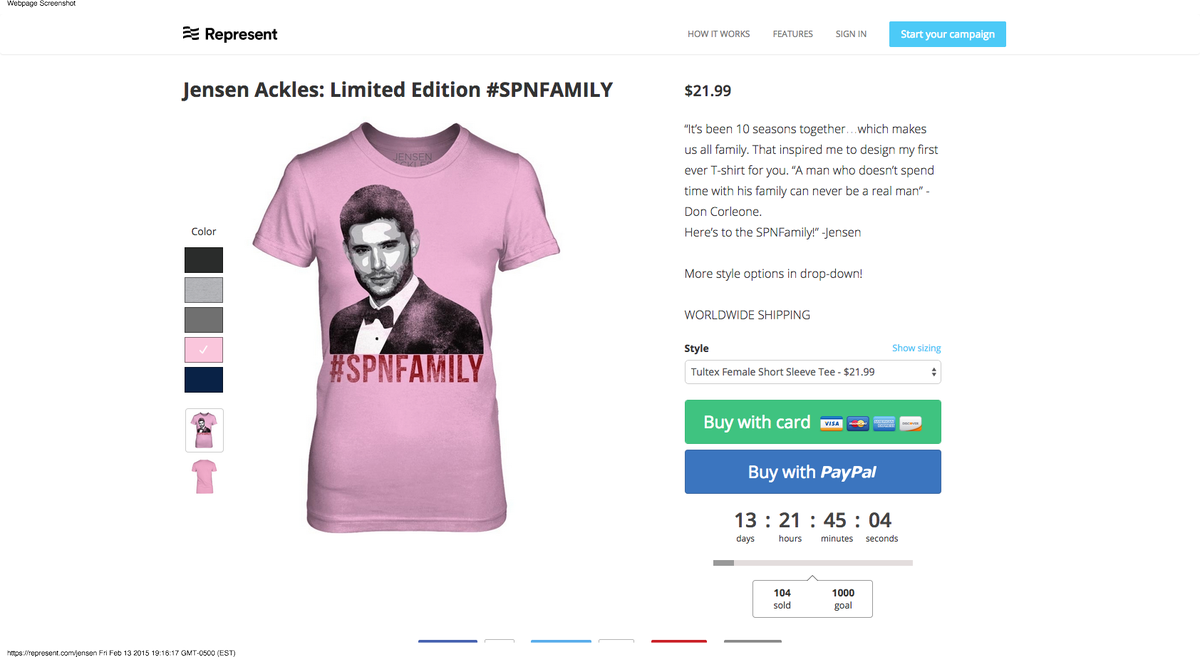 travelingheidi's tweet photo. Let me rephrase myself. Imma buy it in PINK and bedazzle it. #SPNFamily #fandomDIY https://t.co/O3QXyqCuKQ http://t.co/VjDKkvS0ZU