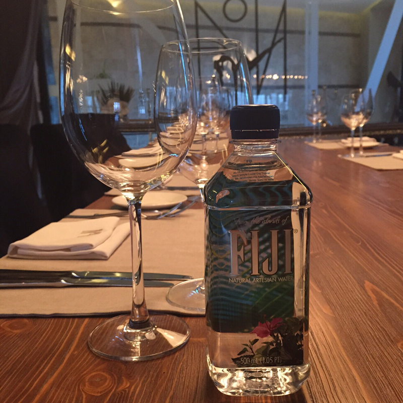 no4restaurant's tweet photo. No4 just got better with Fiji water! http://t.co/BrUlD9HQXO