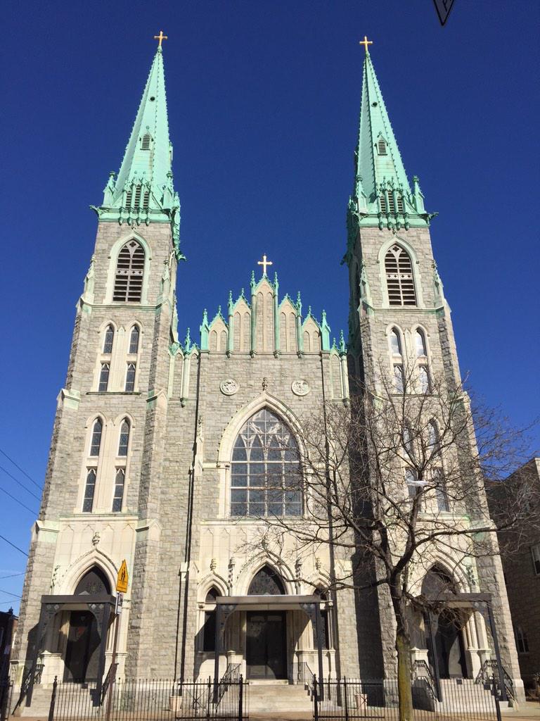 KaterinaLydon's tweet photo. Some phL architecture I drive by #ilookup #architecture #Philly #architexture #sharkitect #churches #pHL http://t.co/VjWMJNzoa2