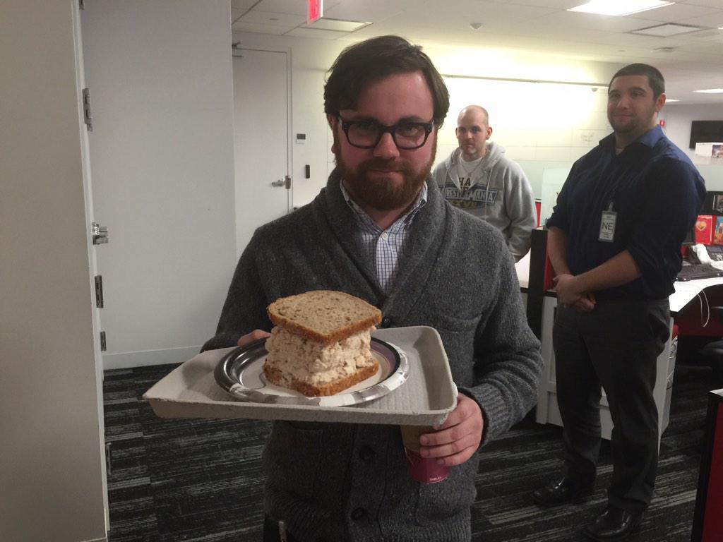 CoreyClayton's tweet photo. That's entirely #tooMuchTuna! @zachlinder #WWEcom http://t.co/ht3q21cT3L