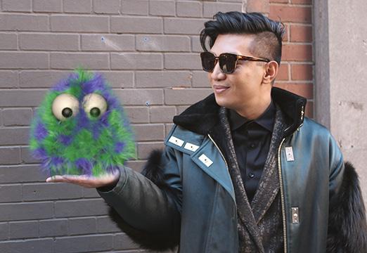 antibullychamp's tweet photo. Sharing fashion secrets with @bryanboy! Keep on spreading positivity &amp; #NYFWFuzzies w/your photo by @jhnmclghln. http://t.co/APzfWYH8Ly