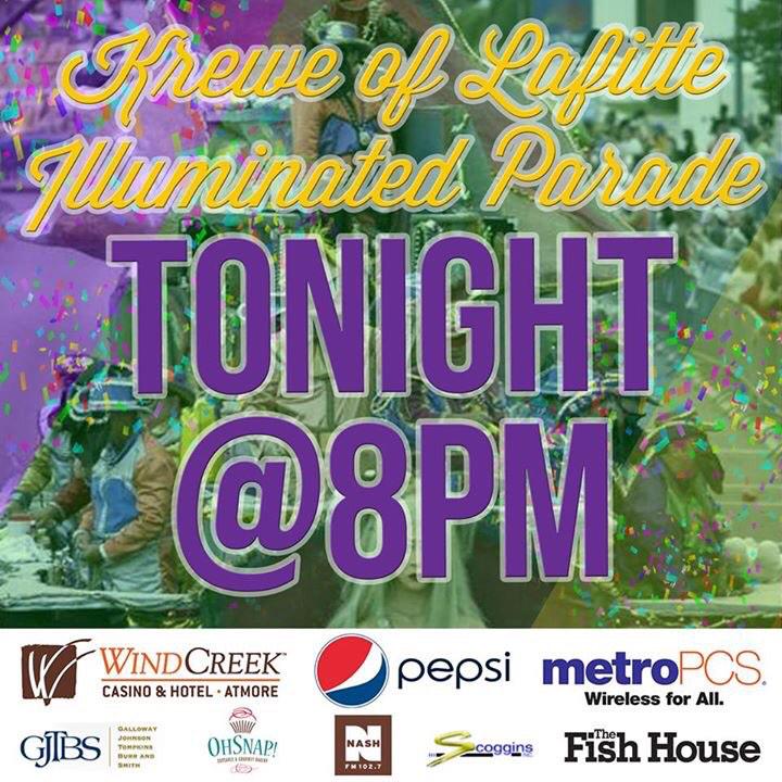 PcolaMARDIGRAS's tweet photo. ARE YOU READY? The 2015 Krewe Of Lafitte Illuminated parade rolls tonight at 8PM! @dwntwnPensacola #PMG http://t.co/qzNMP43h6g