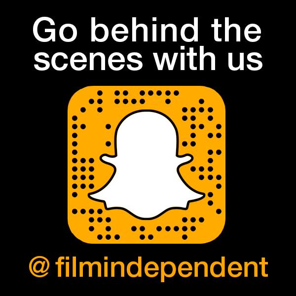filmindependent's tweet photo. We're sneaking on over to @Snapchat starting in one week. Trust us, you'll want to be following... #SpiritAwards http://t.co/rZSTbaVCDg