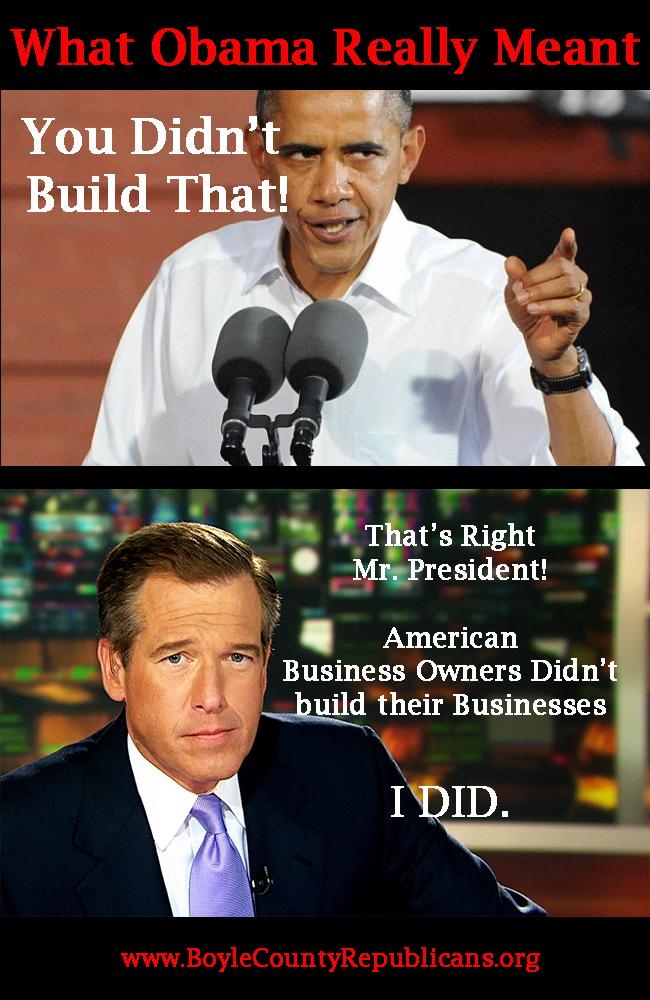 BoyleCountyGOP's tweet photo. #BrianWilliamsMisremembers #obama #republicanhumor #gop #rpk #boylecogop http://t.co/hcft1mZOmv